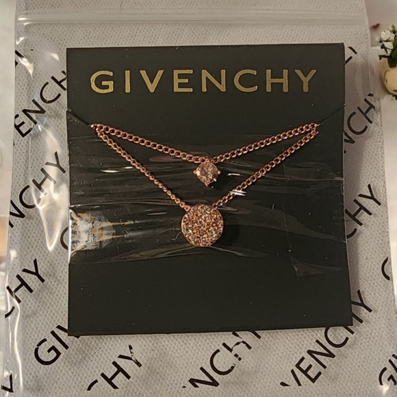 Givenchy Rose Gold Necklace NWT - Picture 1 of 4